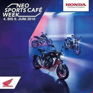 Neo Sports Café Week von 4. bis 9. Juni bei Honda Schmidinger