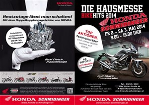 DCT Roadshow von 26. April bis 10. Mai bei Honda Schmidinger