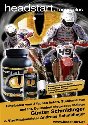 headstart - Schule, Beruf, Alltag, Sport - Gesundheitsgetränke erhältlich bei Honda Schmidinger